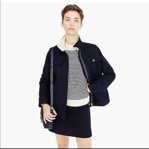 J. Crew Oversize Wool Melton Blend